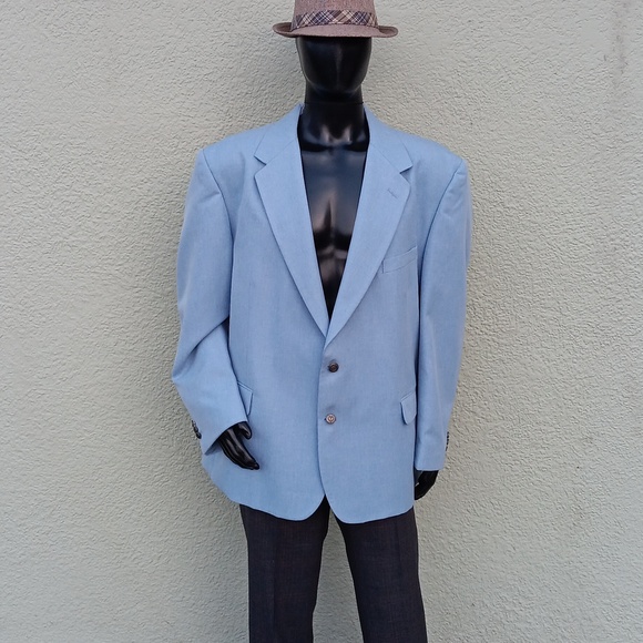 HABAND EXECUTIVE DIVISION MEN'S DELUXE (2) BUTTON BLAZER (CHINA) - Picture 10 of 17